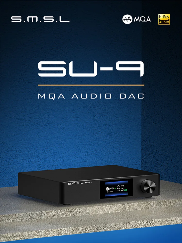 SMSL SU9 DAC MQA Full Decoder Bluetooth 5.0 ES9038Pro DAC  