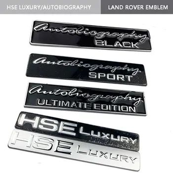 

HSE LUXURY Emblem Badge Decals For Land Rover Discovery 4 Rear Tailgate LR4 LR3 ABS Autobiography Ultimate Sport Stickers Logo