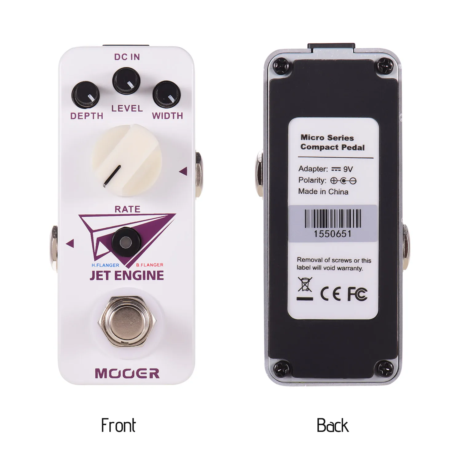 Mooer Jet Engine Digital multi-частота Flanger педаль эффектов для электрогитары True Bypass Micro Series Compact Pedal