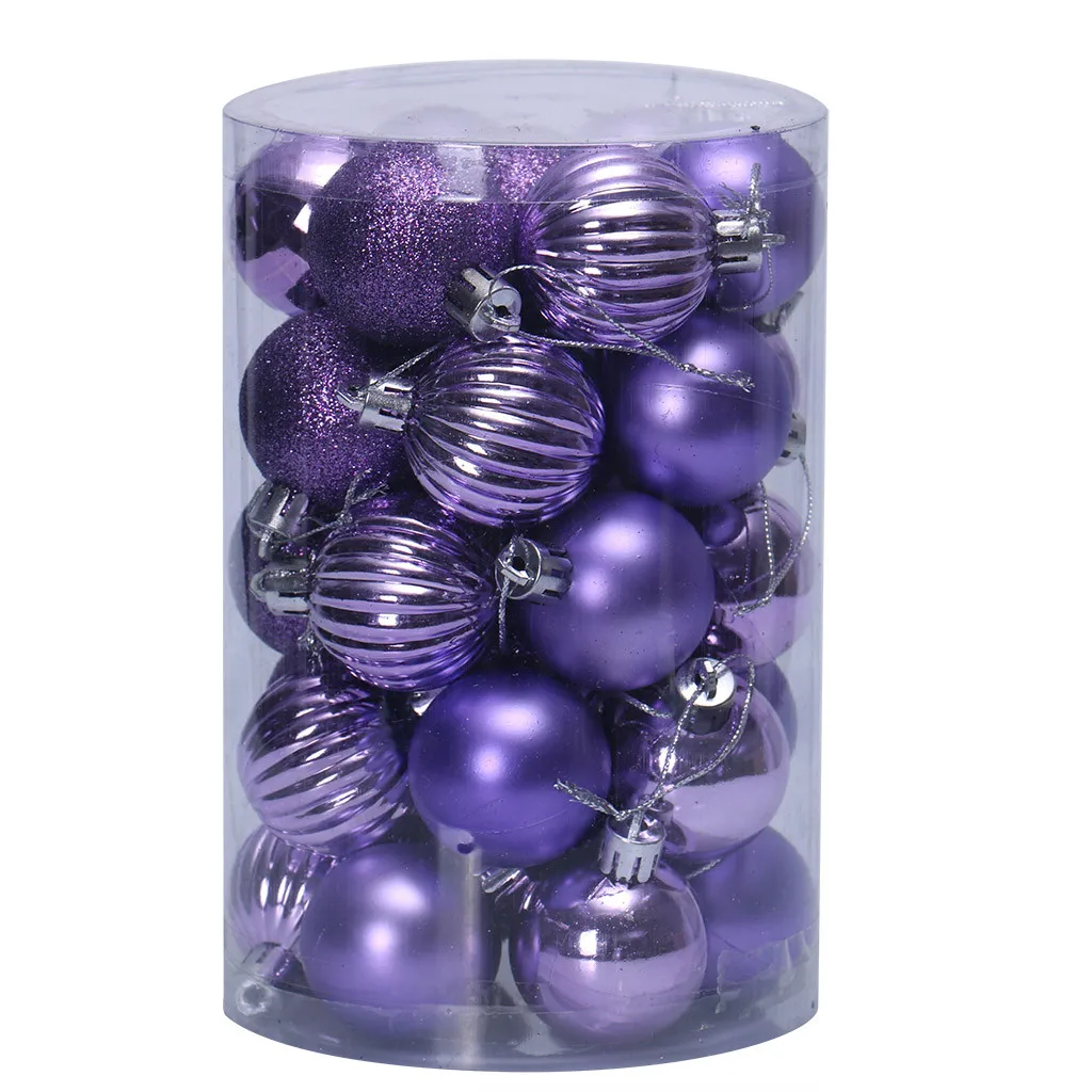 34 шт 40 мм Рождественская елка шар-безделушка подвесное украшение для домашней вечеринки декор рождественские принадлежности украшения для дома# T2