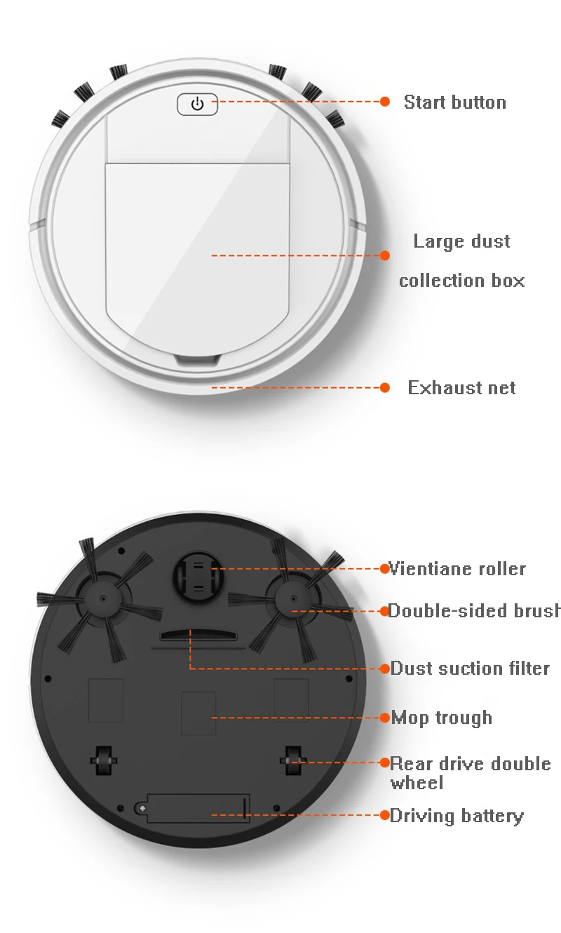 Интеллектуальный робот-пылесос Roborock s50 с зарядкой от usb, домашний пылесос аспиратора для домашней машины