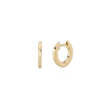 

LOZRUNVE Dainty Plain 925 Pure Silver Mini Huggie Hoop Earring