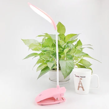 

3 Modes Dimmable Reading Study Desktop USB Table Light Rechargeable LED Table Lamp Clip Base Touch Switch Gooseneck Desk Lamp