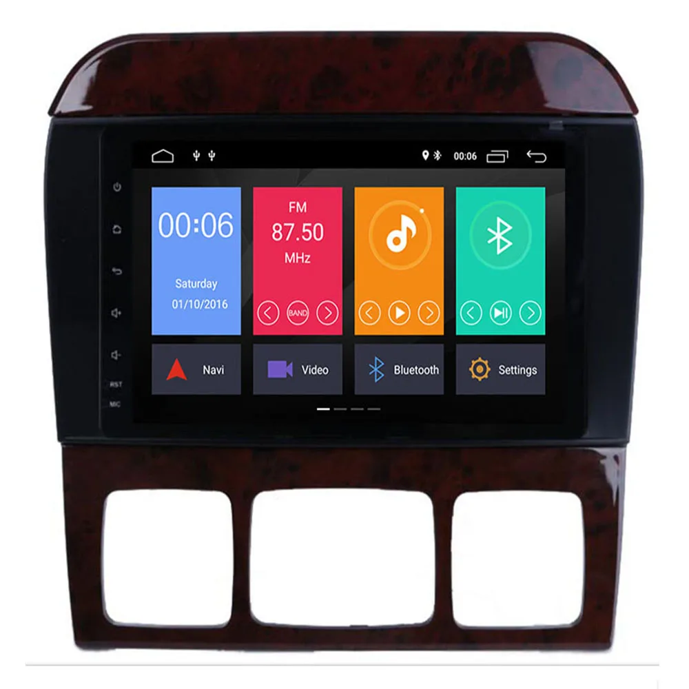 Clearance IPS DSP 8 Core 4G RAM 2 din Android 9 Car radiio Multimedia player dvd GPS For Benz/S280/S320/S350/S400/S500/W220/W215/C S Class 5