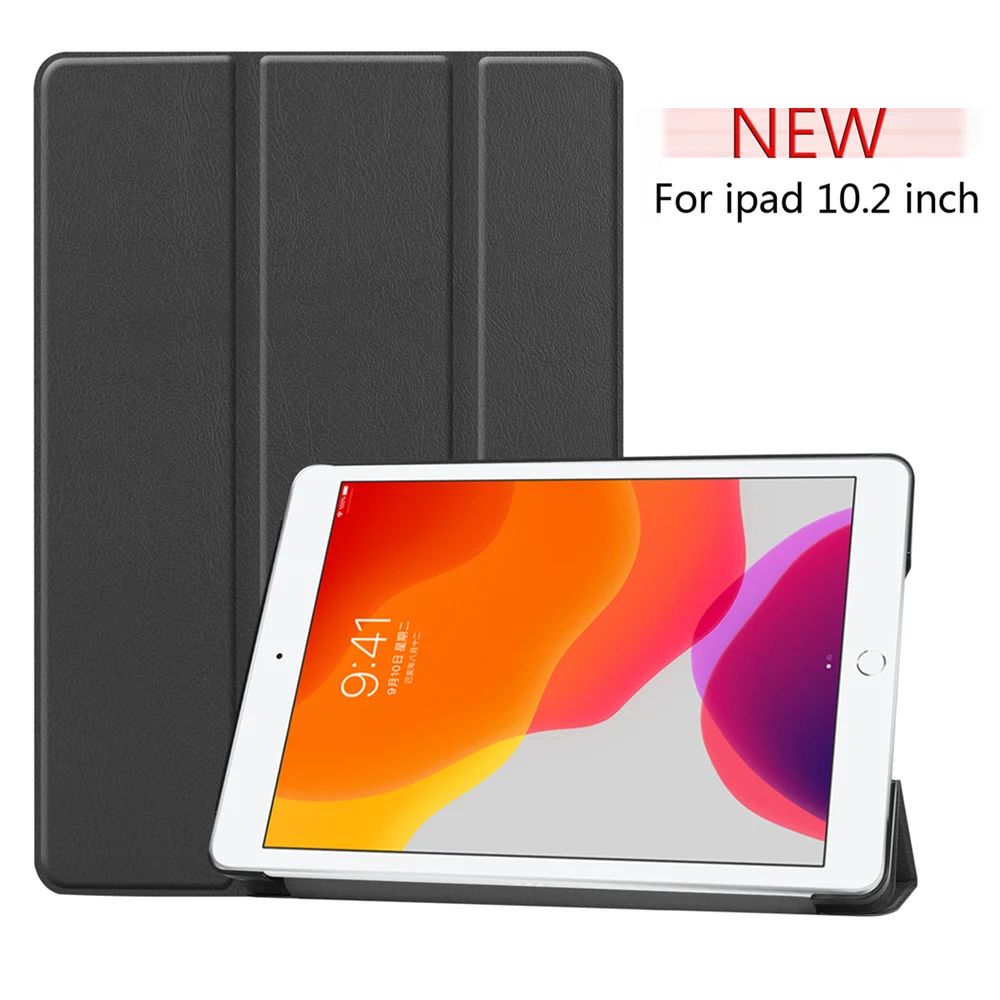 

For iPad 10.2 inch 2019 7th Gen Tablet Case Tri-fold Stand Smart Cover For iPad 7th 10.2" 2019 Auto Sleep/Wake Protective Case