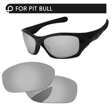 Papaviva хромированное зеркало поляризованные Сменные линзы для Pit Bull OO9127 Солнцезащитные очки Рамка UVA и UVB Защита