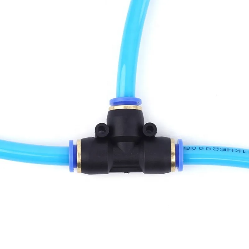 Conector de tubo neumático, accesorios rápidos de aire, manguera de empuje de agua de 4mm, 6mm, 8mm, 10mm, 12mm, 14mm, PU, PY, PK, PE, PV, SA