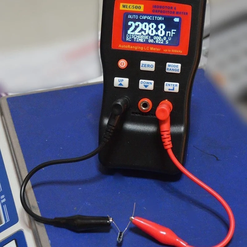 Mlc500 500Khz High Precision Digital Display Automatic Range Inductance And Capacitance Tester