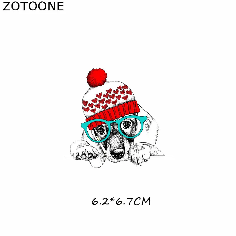 ZOTOONE животное нашивки в форме единорога собака наклейки Ловца снов железо на одежду теплопередача Diy аппликация вышитая ткань G