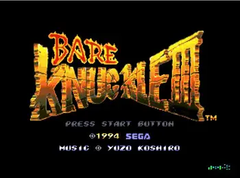 

Bare Knuckle III 16 bit MD Game Card For Sega Mega Drive For Genesis