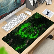Mousepad 900x400 de borracha do jogo do grande computador msi da almofada do rato com borda de bloqueio esteira do rato do jogo do computador