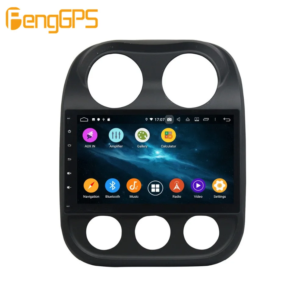 Flash Deal Android 9.0 4+64GB Built-in DSP Car multimedia DVD Player Radio For  JEEP Compass Patriot Radio 2009-2016 GPS Navigation 3