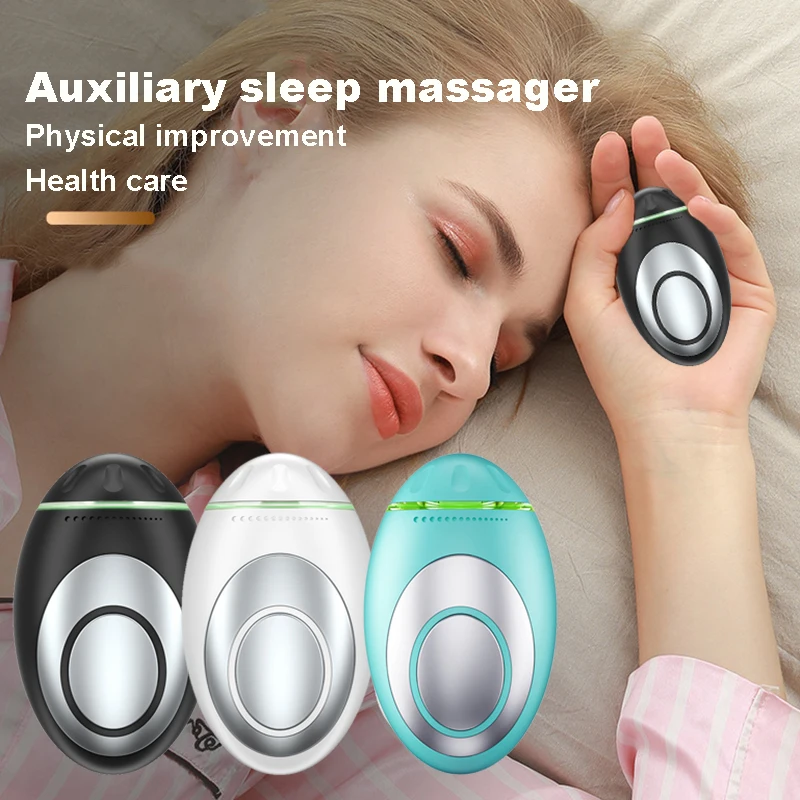 Sleep Aid massage Device Microcurrent Pulse Hypnosis Relax Relieve Mental Anti anxiety Insomnia Child Adult Sleeping machine handheld sleep aid micro current to relieve insomnia sleep assistant electronic pulse to calm nerves sleep aid
