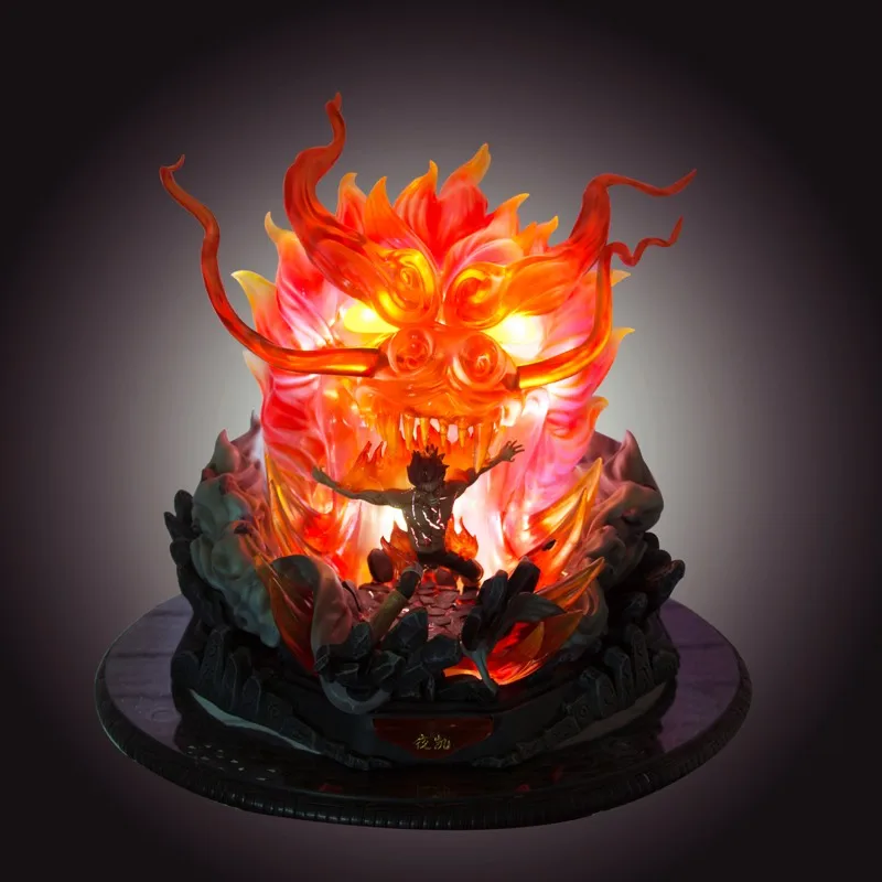 

NARUTO Statue Might Guy Night kay GK Full-Length Portrait Resin Action Figure Collectible Model Toy