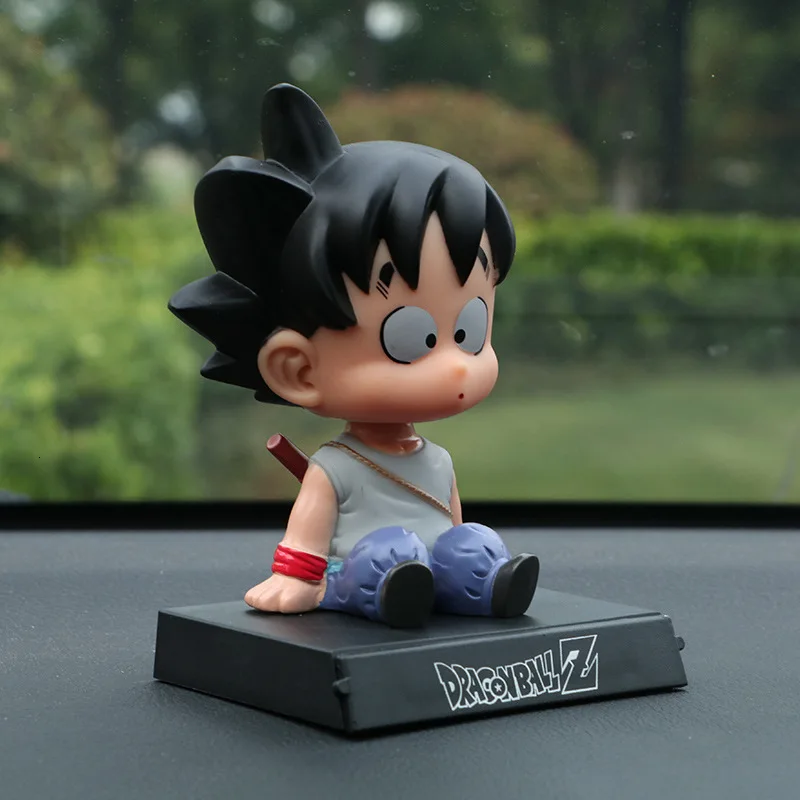 Японское аниме Dragon Ball Z Goku Krillin украшение автомобиля качающаяся голова кукла телефон кронштейн Dragon Ball фигурка кукла игрушка 12 см