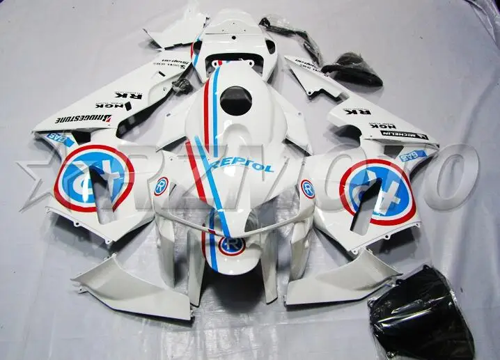 

Top (Injection mold) New ABS Motorcycle Full Fairing Kit Fit For Honda CBR600RR 05 06 F5 2005 2006 Fairings hot sky blue repsol