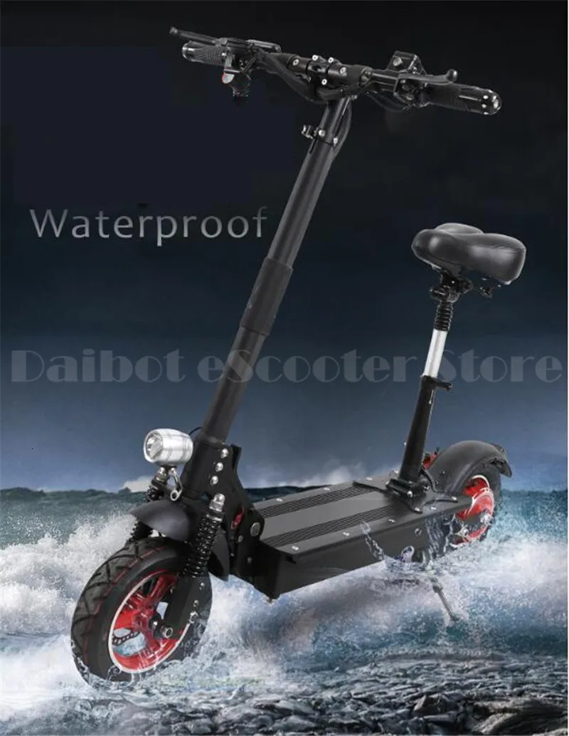 Folding Electric Scooter Two Wheels Electric Scooters 10'' Single Motor 1000W 48V Portable Electric Bikes Adults   (17)
