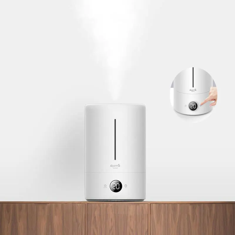New Arrived Deerma DEM-F628A 5L Large Capacity Humidifier LED Screen Display for Air-conditioned Rooms Office Household