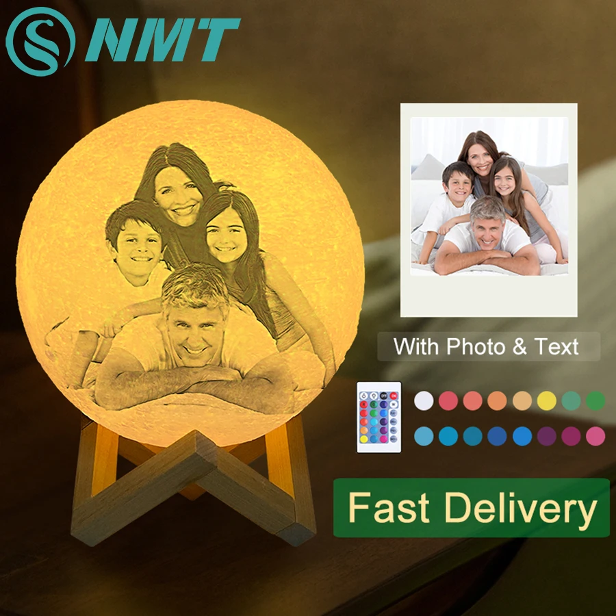 Big Sale Night-Light Moon-Lamp Gift Photo-Customized 3d-Printing Rechargeable Personality  Ma5BdYGnp