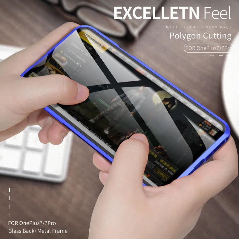For-Oneplus-7T-Pro-Case-360-Double-Sided-Metal-Magnetic-Glass-Magnet-Case-Cover-For-One (4)