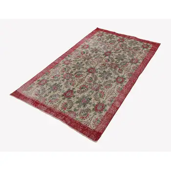 

115x197 Cm Beige Handmade Bohemian Rug-4x6 Ft