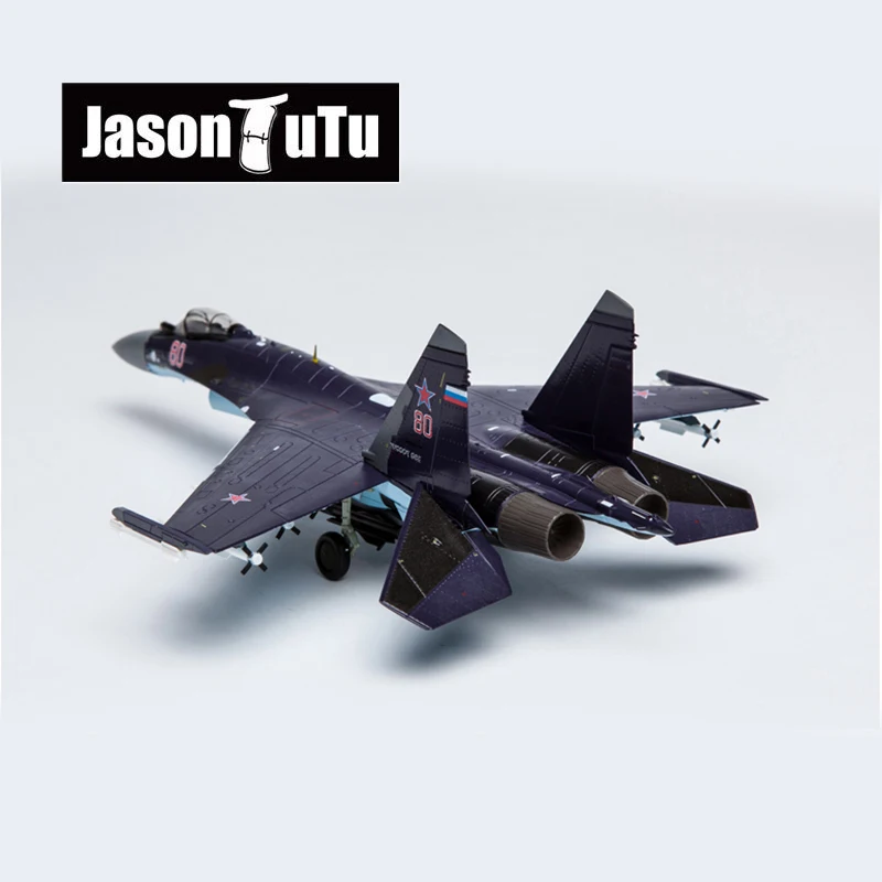 JASON tutú-caza de aleación Sukhoi SU-35, avión Multi-Fighter a escala 1/72, modelo de avión ruso de la Fuerza Aérea SU35, colección de regalo