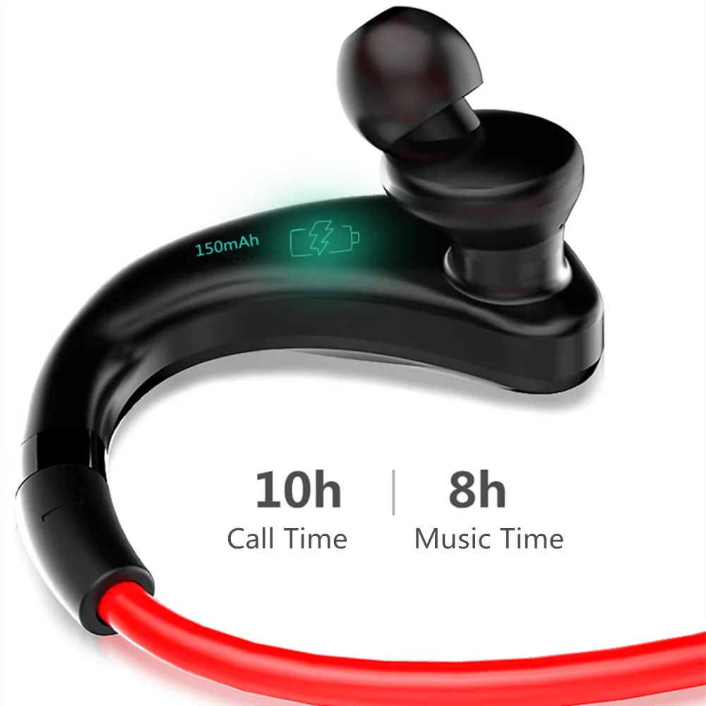 HYASIA беспроводные Bluetooth наушники стерео спортивные водонепроницаемые с