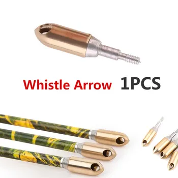 

Whistling Arrow Strong 8-32 Copper Color Alloy Shooting Range Practice Target Bow String Fittings Outdoor Tool Hunter