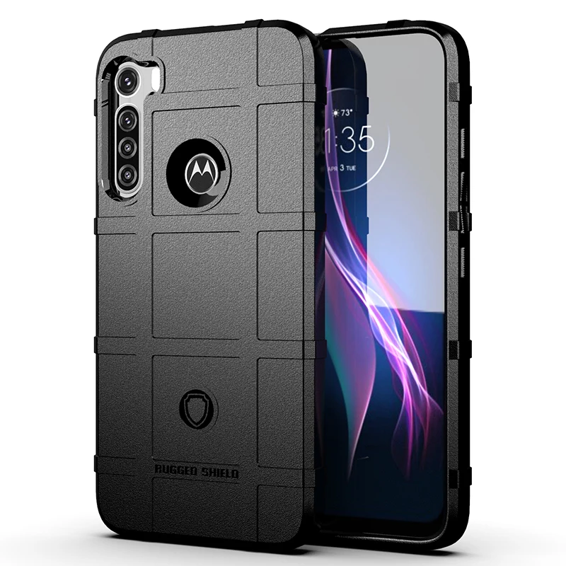 Противоскользящий защитный чехол для телефона Motorola One Fusion Plus Мягкий Силиконовый