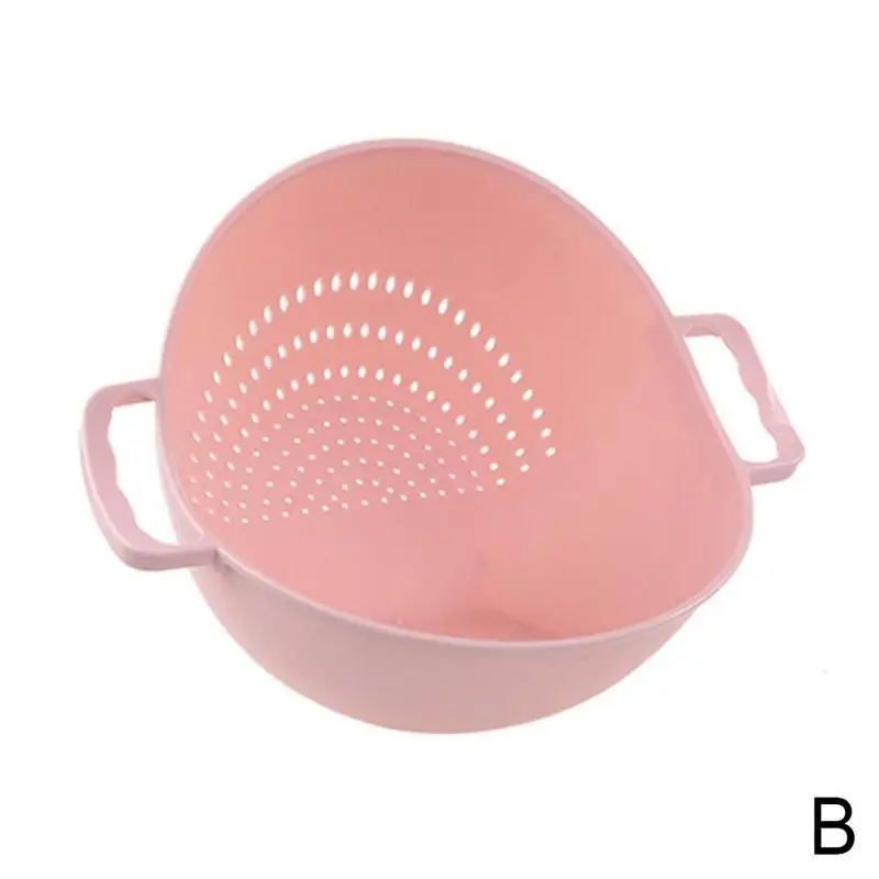 GJ Creative Rice Washer Strainer Kitchen Tools Fruits Vegetable Cleaning Container Basket Kitchen Accessories Kitchen Gadgets - Цвет: B
