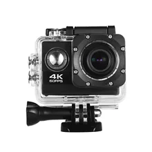 4K 60FPS HD спортивная Экшн-камера для подводной съемки 30m 170D широкоугольная Водонепроницаемая камера для съемки на шлеме s Sport Cam