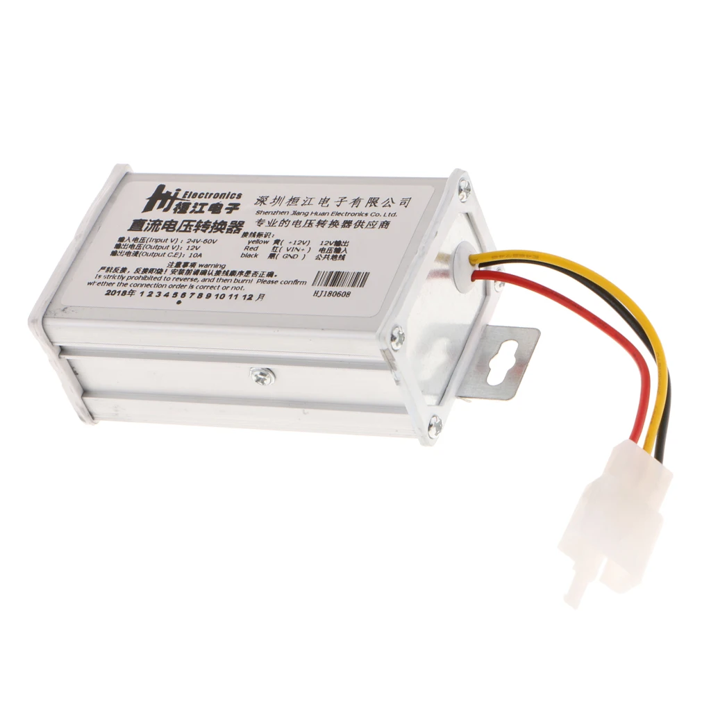 DC to DC Buck Converter 24V-60V to 12V 10A Power Supply Step Down Module for Auto Car Truck Vehicle Boat etc