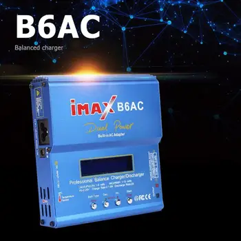 

iMAX B6AC 80W Digital Battery Balance Charger Converter Adapter Input Voltage Monitoring Data Storage for Lipo NiMh