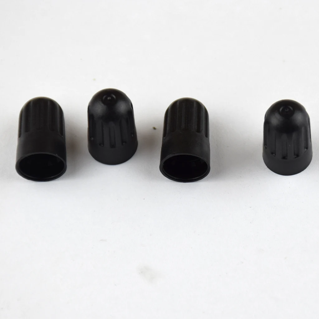 4 Pieces Long  Protection Cap Cover For TR20008 TPMS Valve Black
