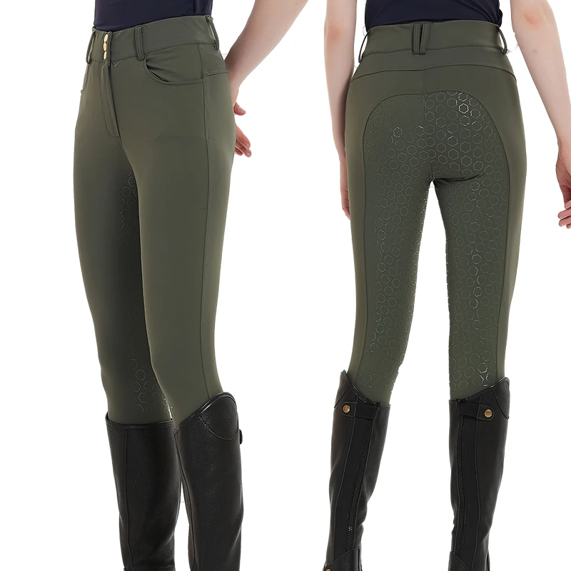 Horse Riding Pants Silicone Womens Equestrian Breeches Horseback Rider