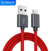 

ORICO 100cm 5A Fast Charging Type-C Cable Data Sync Charging Cable for Samsung Huawei Xiaomi Phone Tablet