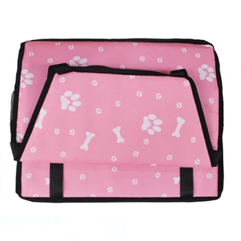 

Portable Dog Car Seat Bag Booster Safety Leash Basket Storage Pocket Breathable Mesh Waterproof Pet Car Bag Travel Supplies