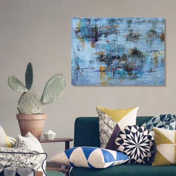 

Hand Painted modern art No Framed Abstract Handed Painting Printed painting Oil Painting seaside By Numbers Home Decor Wall Art