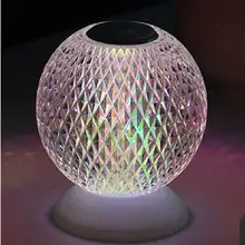 Boule de lumière en cristal, cadeau romantique pour petite amie, décoration de noël, Bar, café, fête d'anniversaire, Banquet