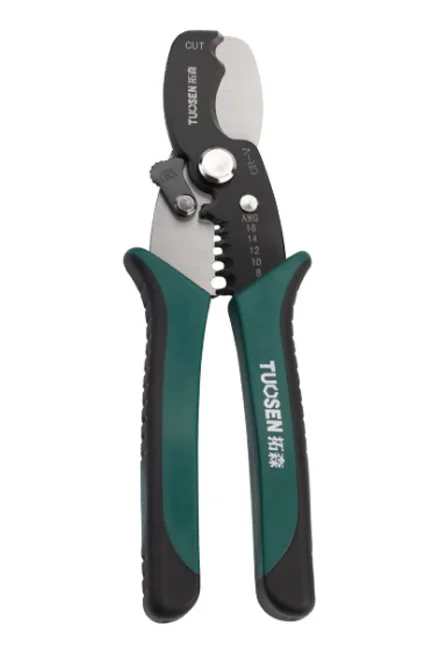 Stripper Pliers 1 шт. 8 дюймов многофункциональный кабель для зачистки проводов обжимные плоскогубцы ручные инструменты провода(марганцевая сталь - Цвет: Stripper Pliers