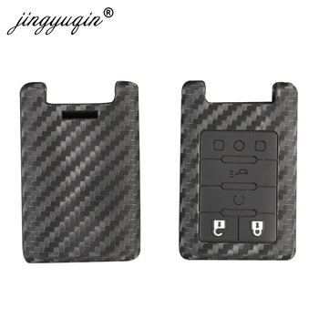 Keyforkess 10x copertura in Silicone chiave telecomando in carbonio per Cadillac Escalade SRX XTS ATSL SLS CTS STS ATS BLS custodia senza chiave stile auto