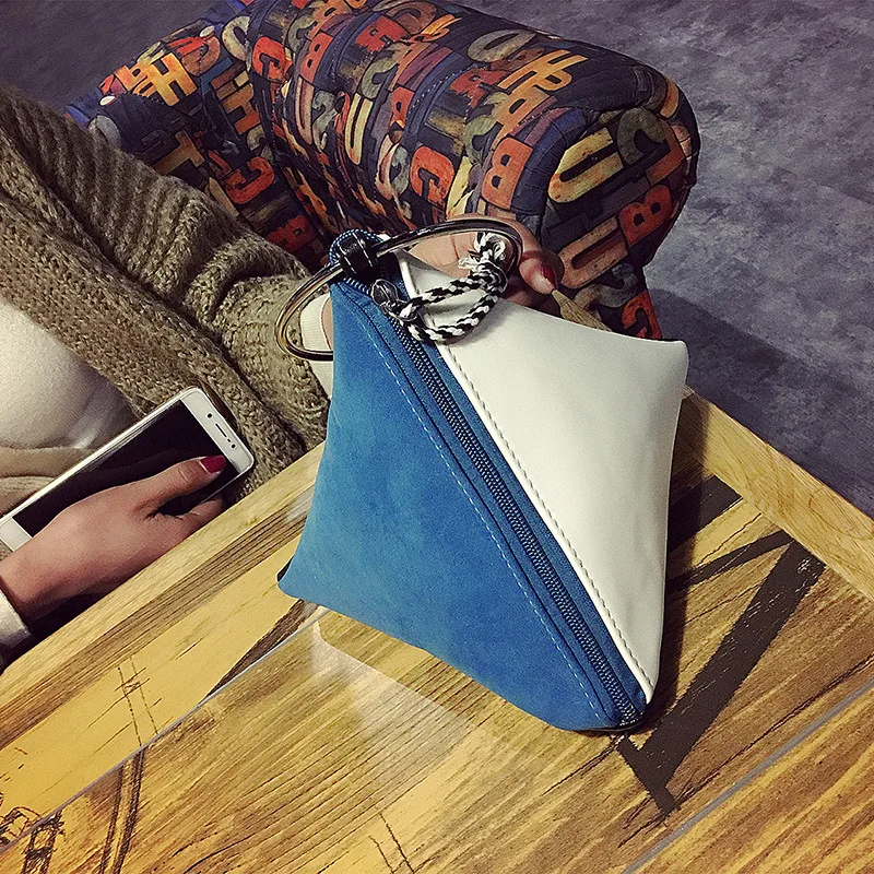 

2019 New Style Dull Polish Leather Stitching Geometry Bag Three-Color Circular Ring Portable Handle Shoulder Portable Purse WOME