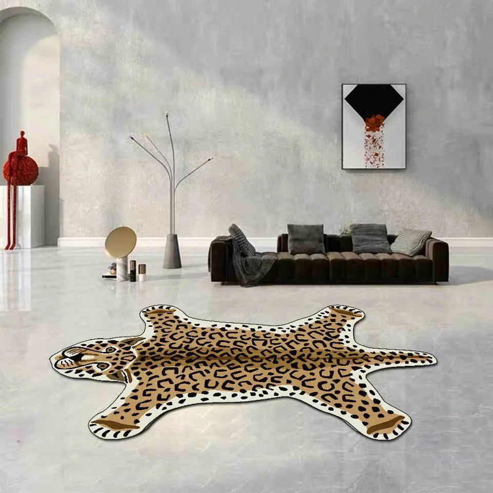 Compra online de Tigre tapete 3d impressão animal leão leopardo tapete  porta sala de estar quarto moderno decoração casa fotografia adereços