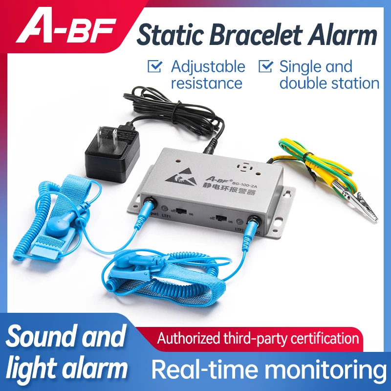 Auto-alarm Anti-static Wrist Strap Static Protection Experimental Maintenance Online Monitor For Electronic ESD | Инструменты