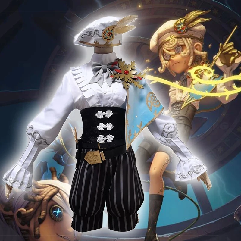 Game Identity V Cosplay Costumes Survivor Edgar Valden Painter Cosplay Costume Golden Ratio Skin
