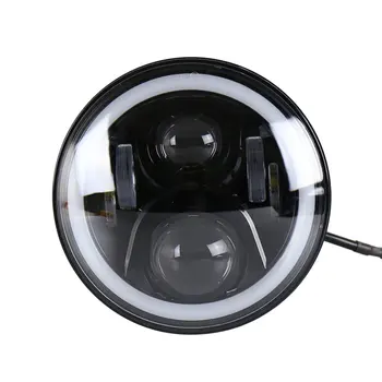 

7 Inch LED Headlight Round Shape Refitting Headlight Halo Projectors and Halo Fog Lights for Jeep for Wrangler