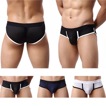 

Simple And Versatile Style Sexy Men Briefs Underwear Brief Modal Interior Hombre Slip Comfortable Cotton Material Underpants