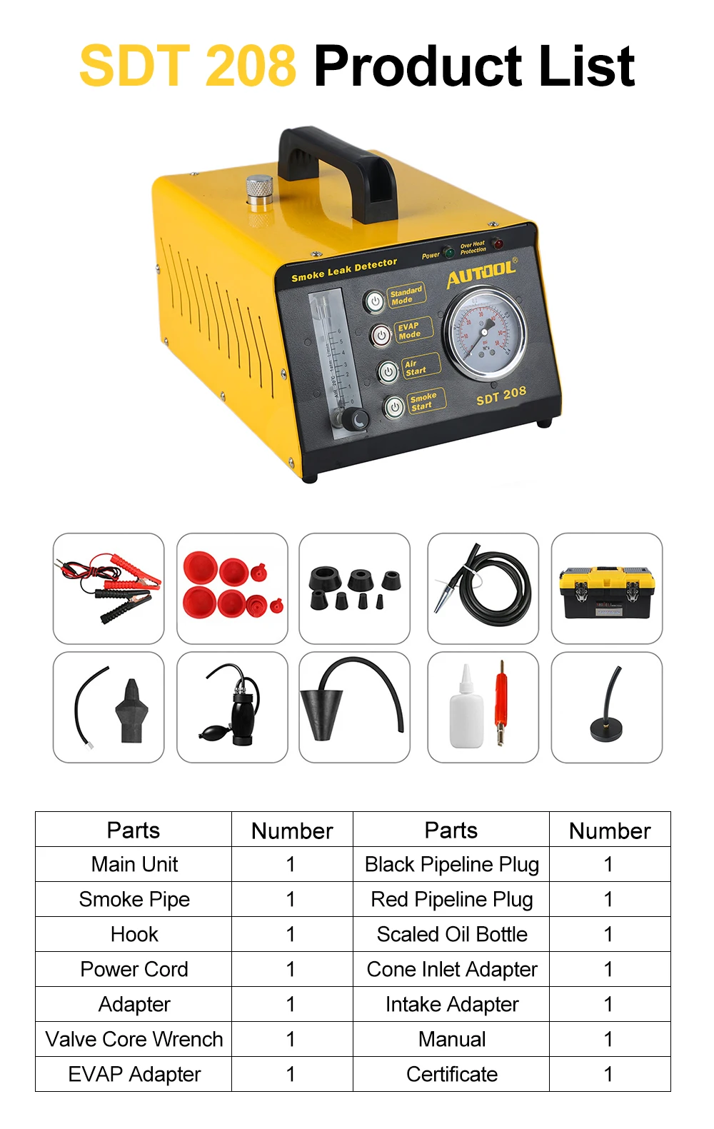 AUTOOL 208 smoke machine  (6)