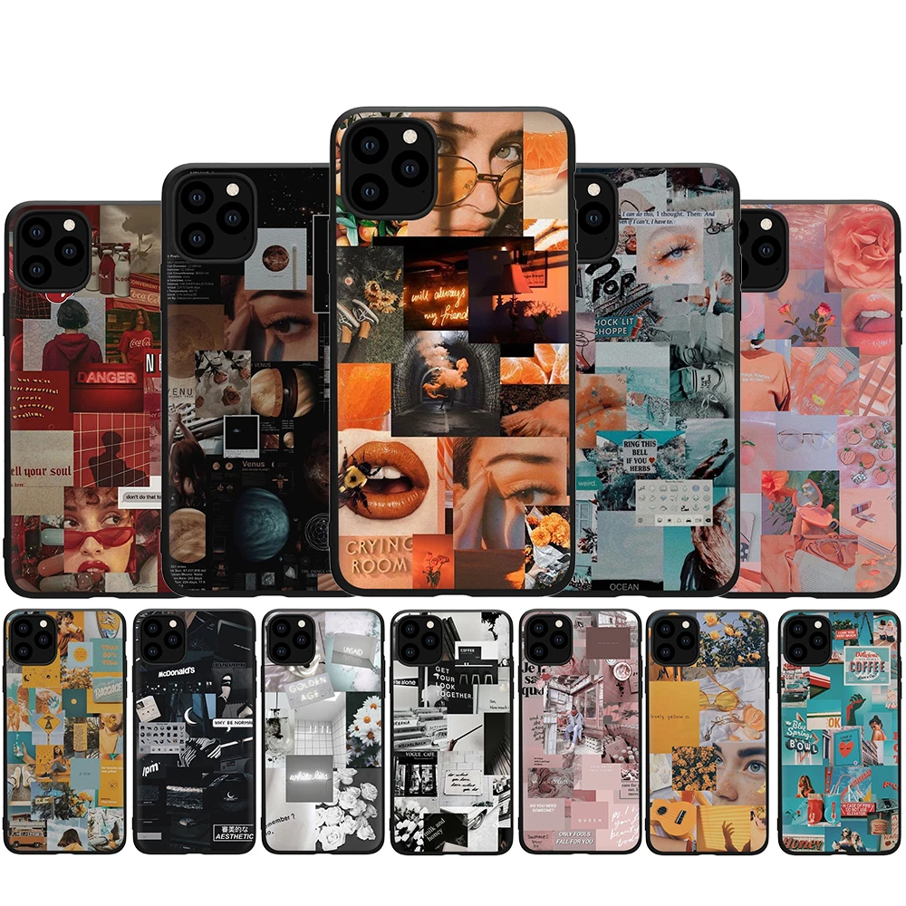 Эстетический чехол для телефона iPhone 12 Mini 11 Pro Max X Xs XR 6 6s 7 8 Plus модный роскошный