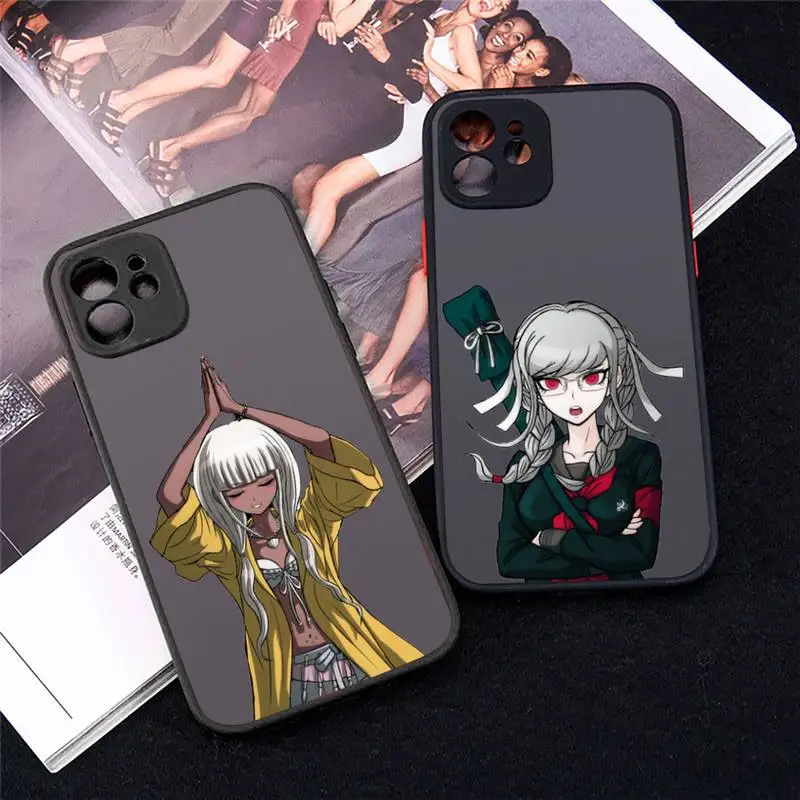Danganronpa V3 Killing Harmony Phone Case Matte Transparent for iPhone 7 8 11 12 s mini pro X XS XR MAX Plus cover funda | Мобильные